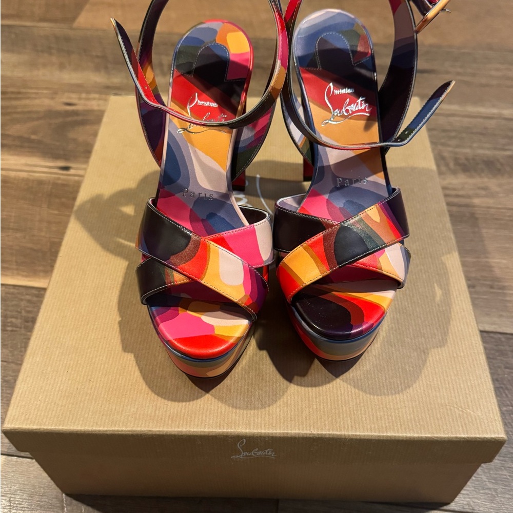 Christian Louboutin Vibrant Multicolor Heels